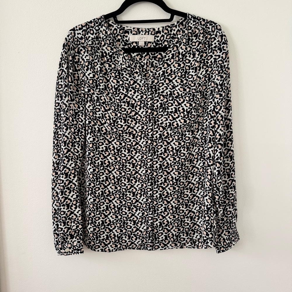 LOFT Long Sleeve Blouse